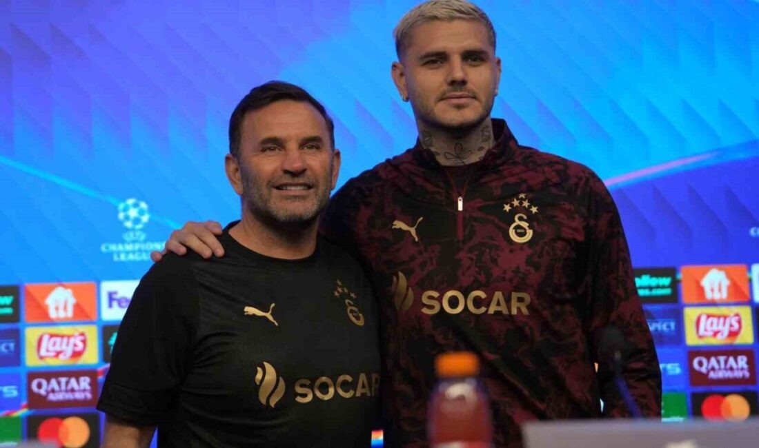 Galatasaray'ın Arjantinli futbolcusu Mauro Icardi, Union Saint-Gilloise maçı öncesi yaptığı