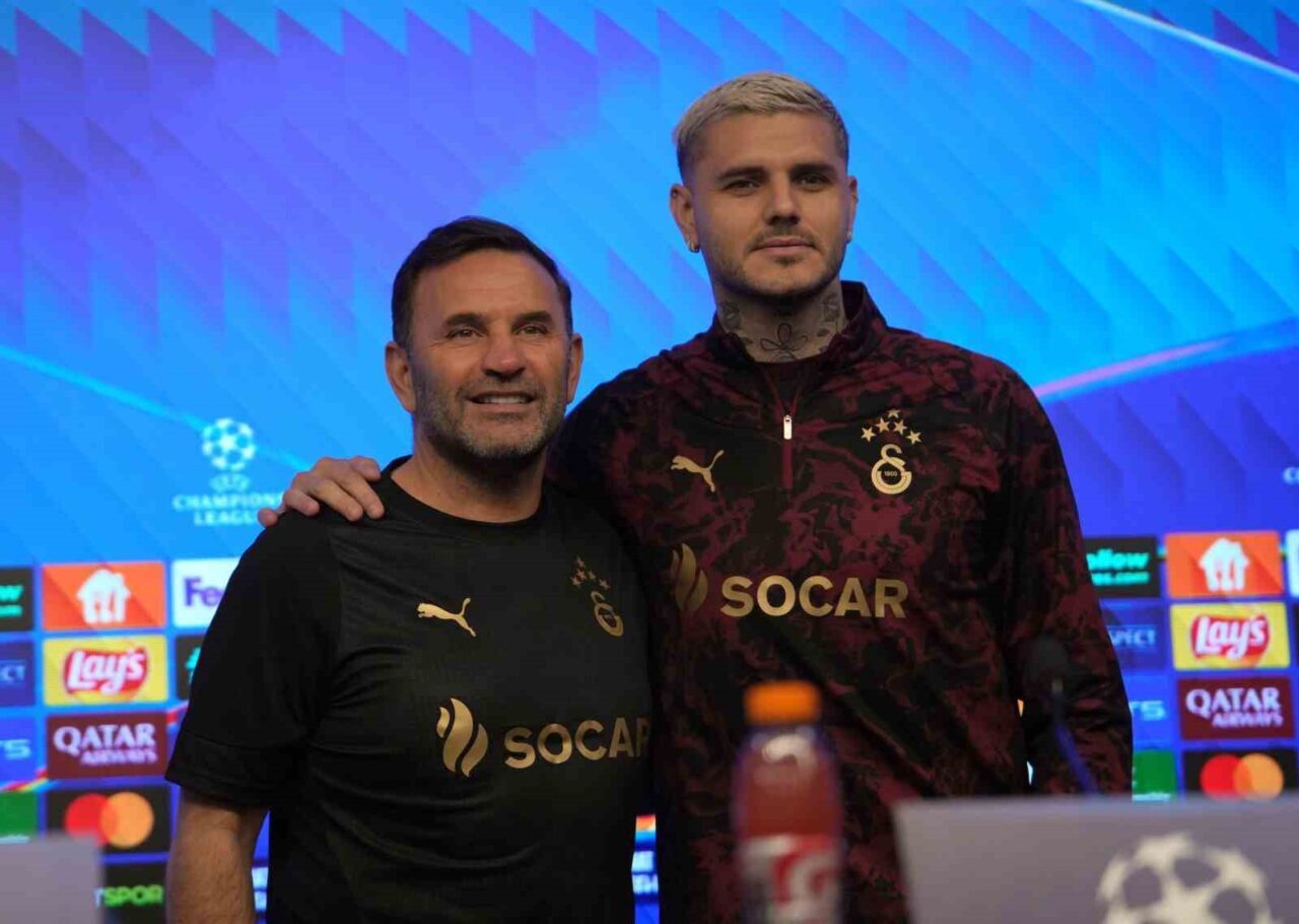 Galatasaray'ın Arjantinli futbolcusu Mauro Icardi, Union Saint-Gilloise maçı öncesi yaptığı