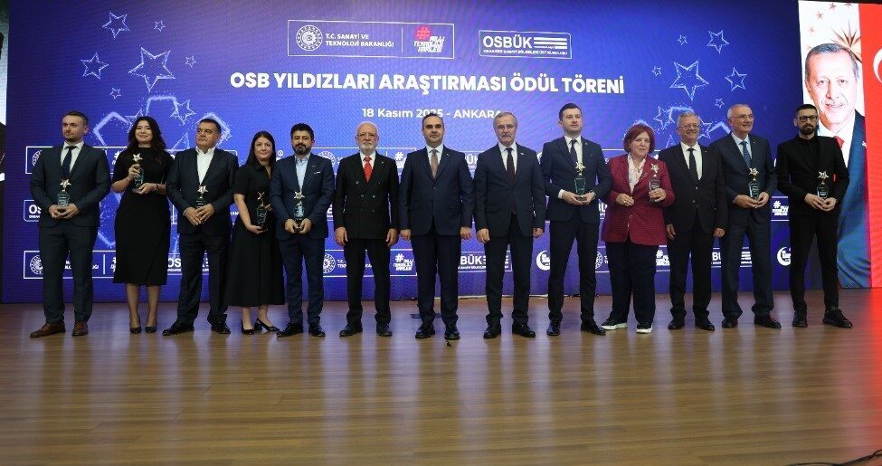 Mekap, OSBÜK’ün Araştırmasında İstihdamı Artıran Firmalar Arasında Ödüllendirildi Mekap, OSBÜK tarafından düzenlenen OSB Yıldızları Araştırması'nda, istihdam artışıyla ödül