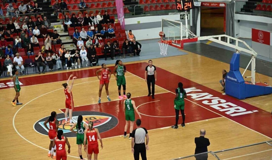 Kadınlar Basketbol Süper Ligi'nde Melikgazi Kayseri, 7. haftada Nesibe Aydın'a