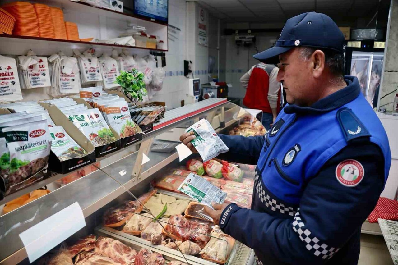 Menteşe Belediyesi ve Tarım Müdürlüğü, Güvenilir Gıda İçin Kasaplarda Denetim Yapıyor