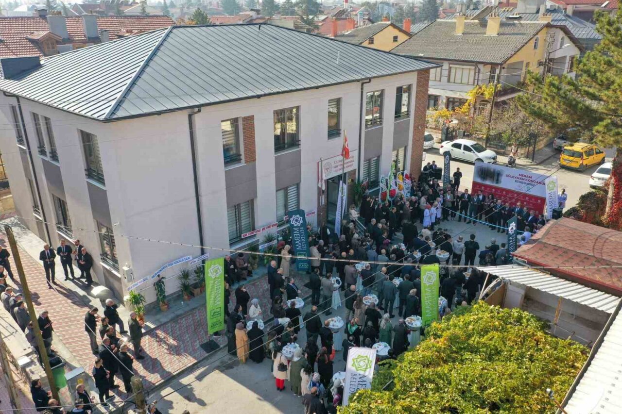 Konya'nın Meram ilçesinde, hayırsever Aysel Koncagül'ün katkılarıyla inşa edilen Süleyman