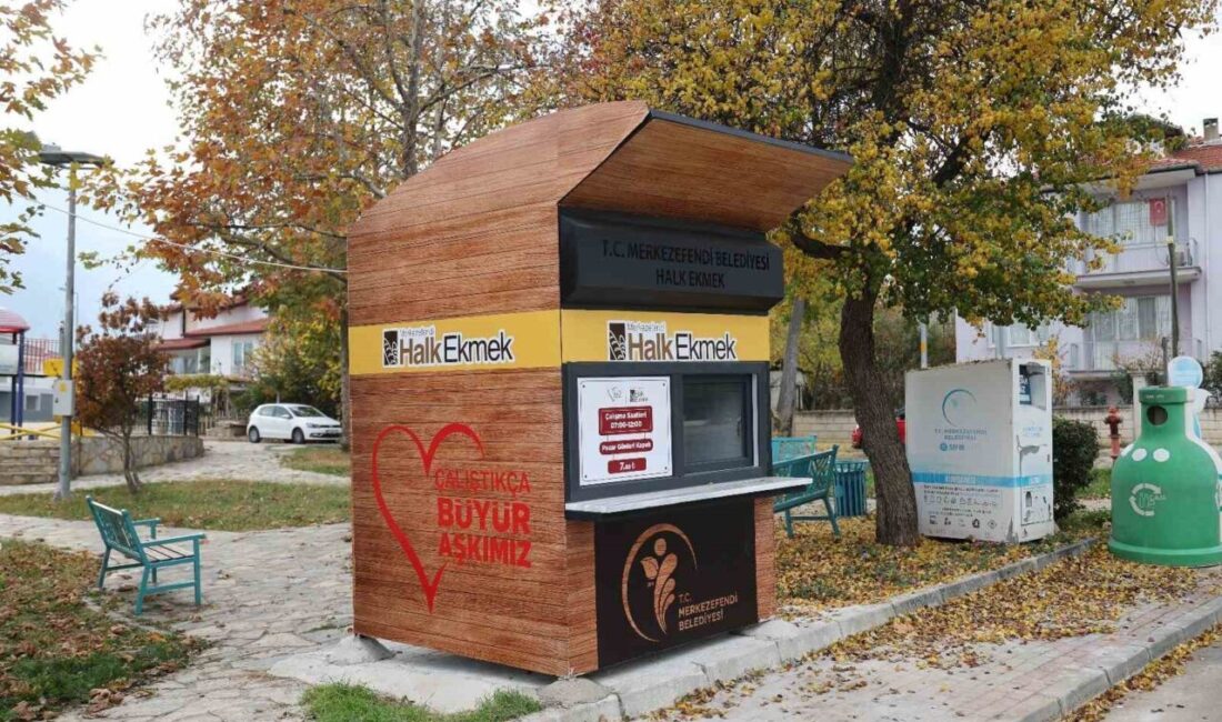 Merkezefendi Belediyesi, Alpaslan Mahallesi'nde 30. 'Merkezefendi Halk Ekmek' büfesini açtı.