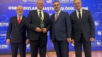 Beşinci kez düzenlenen OSB Yıldızları Araştırması Ödül Töreni Ankara'da yapıldı.