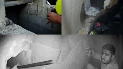 Mersin’in Tarsus ilçesinde, A.P. isimli işçi, kablo çekme sırasında havalandırma