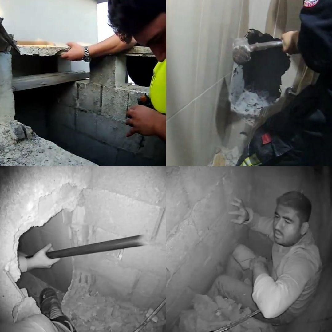 Mersin’de Kablo Çekerken Havalandırma Boşluğuna Düşen İşçi, İtfaiye Ekipleri Tarafından Kurtarıldı