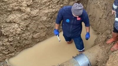 Amasya'nın Merzifon ilçesinde son bir ayda 107 su arızası meydana