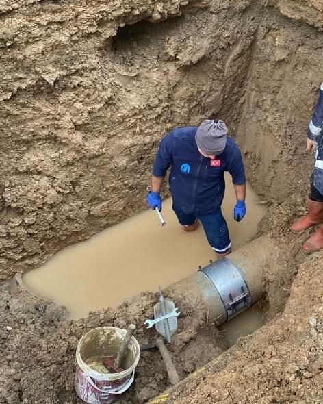 Amasya'nın Merzifon ilçesinde son bir ayda 107 su arızası meydana