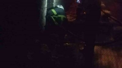 Adıyaman'ın Besni ilçesinde kullanılmayan bir evde henüz belirlenemeyen bir sebepten