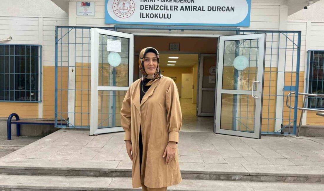 Hatay'da, Esra Sultan Kaya, mezun olduğu Denizciler Amiral Durcan İlkokulu'na