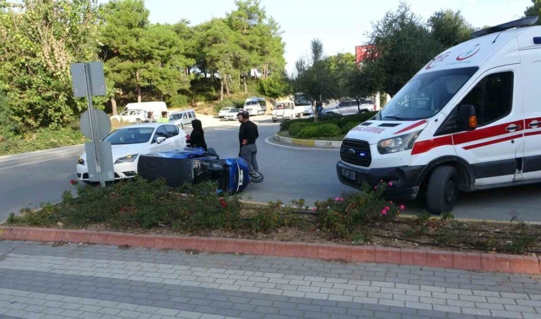 Antalya'nın Manavgat ilçesinde, Selma D. yönetimindeki otomobil ile Nedim V.'nin
