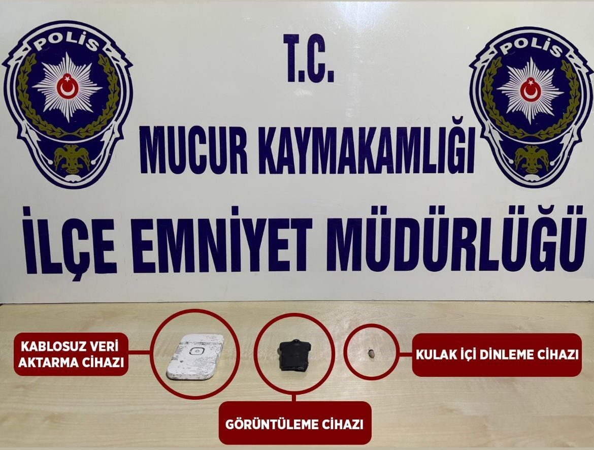 Kırşehir'in Mucur ilçesinde, Motorlu Taşıtlar Sürücü Sınavı'na yasadışı yolla girmeye