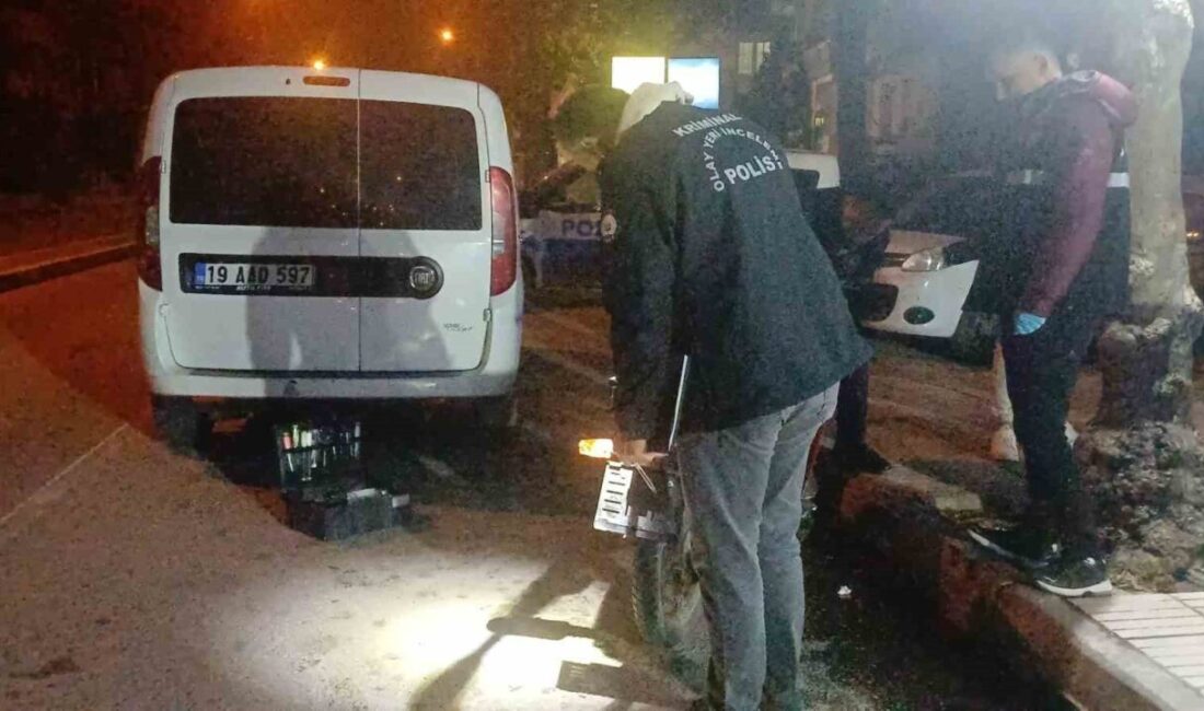 Çorum'da bir motosiklet çalan C.K., M.Y. ve P.T. isimli 18