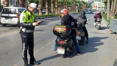 Manisa'da 21-23 Kasım tarihleri arasında yapılan motosiklet denetimlerinde 3 bin