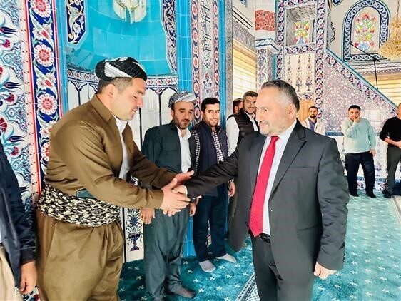 Hakkari İl Müftüsü Hüseyin Okuş, Derecik'te yeni atanan İlçe Müftüsü