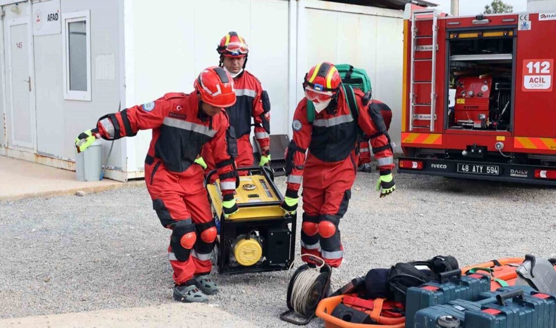 Muğla Büyükşehir Belediyesi İtfaiye Dairesi, AFAD’ın Hafif Seviye Akreditasyon Programını
