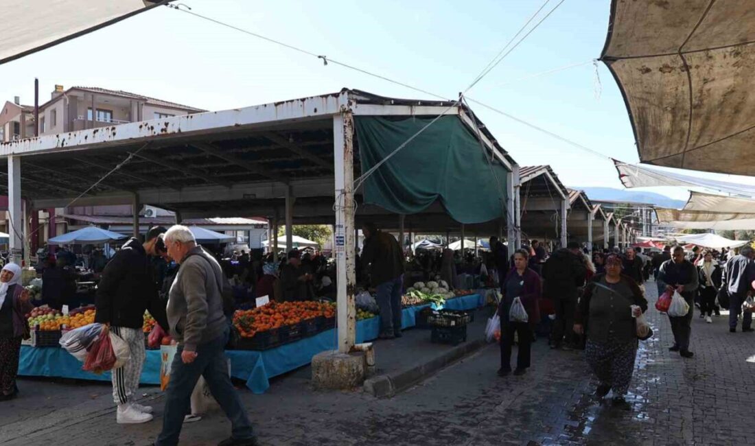 Muğla Büyükşehir Belediyesi, Yatağan'daki 2 bin 400 metrekarelik pazar yerini