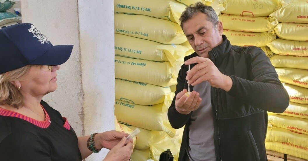 Muğla'da, gübrelerin izlenebilirliğini artırmak için gerçekleştirilen denetimlerde 41 numune incelendi.