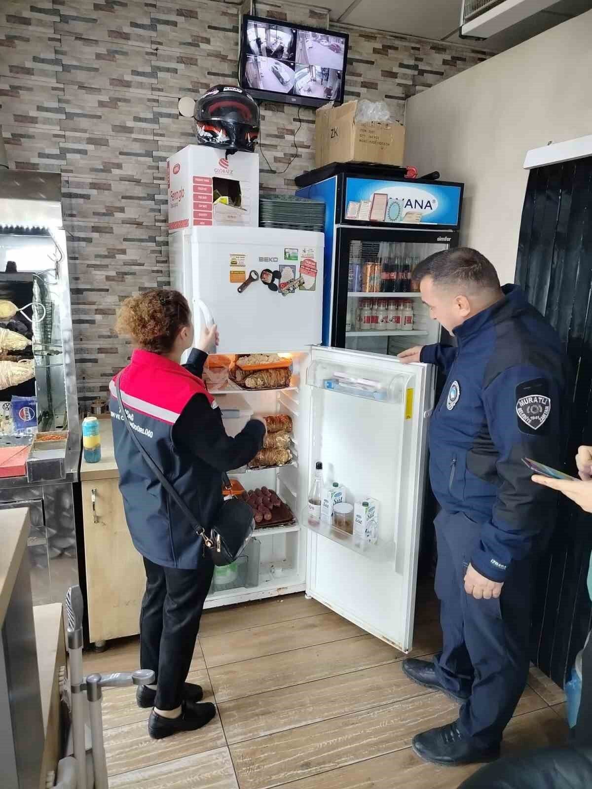 Muratlı'da Tarım ve Orman Müdürlüğü ile zabıta ekipleri, gıda güvenliğini