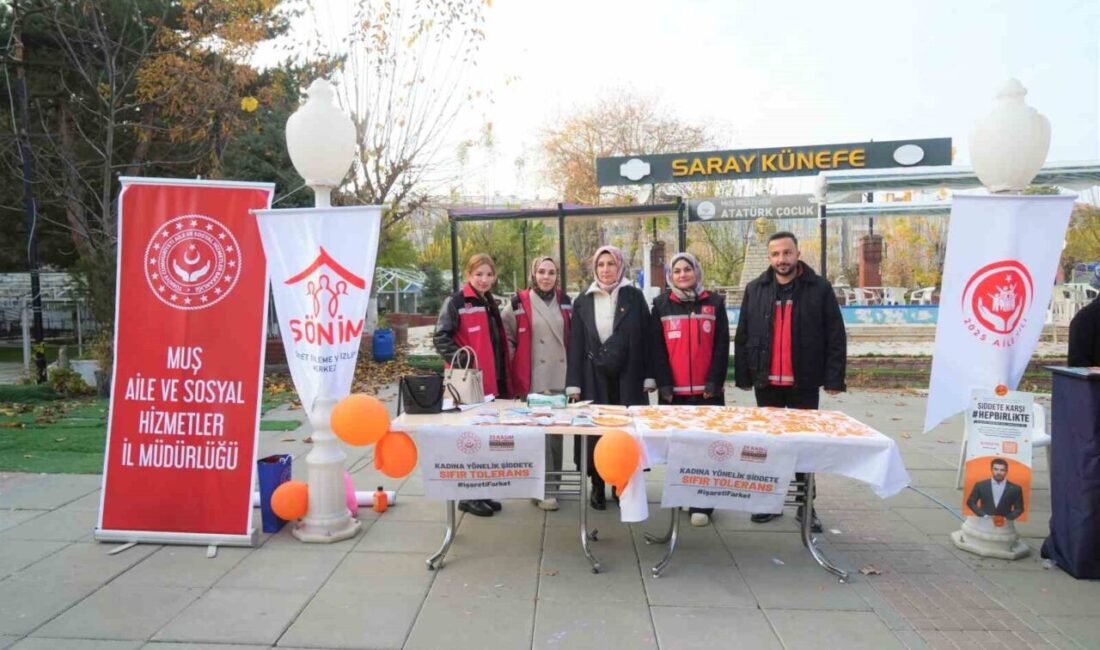 Muş'ta Kadına Yönelik Şiddete Karşı Uluslararası Mücadele Günü dolayısıyla Aile