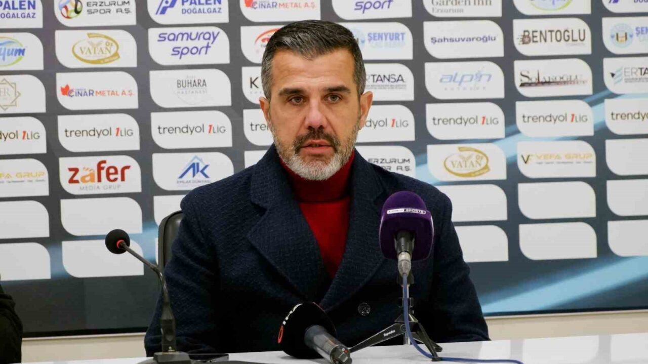 İstanbulspor'un Teknik Direktörü Mustafa Alper Avcı, Erzurumspor FK'ya 4-0 yenildikleri
