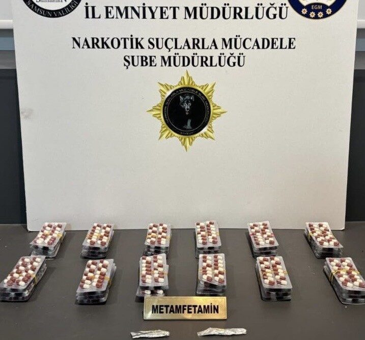 Samsun'da gerçekleştirilen narkotik operasyonlarında, Atakum, İlkadım, Çarşamba ve Bafra ilçelerinde