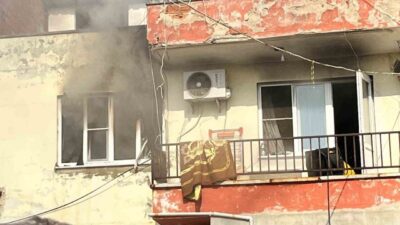 Nazilli ilçesinde bir evde çıkan yangında 18 yaşındaki Makbule İlhan