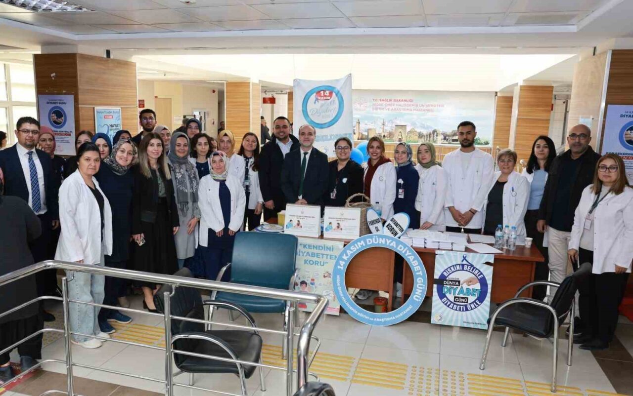 Niğde Ömer Halisdemir Üniversitesi, 14 Kasım Dünya Diyabet Günü'nde eğitim