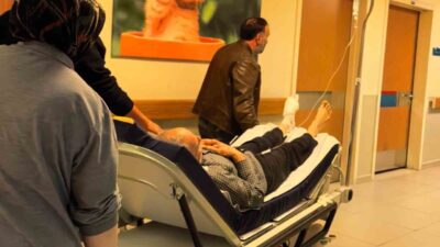 Bursa'nın İnegöl ilçesinde İslam G. (81), odun keserken motorlu testere