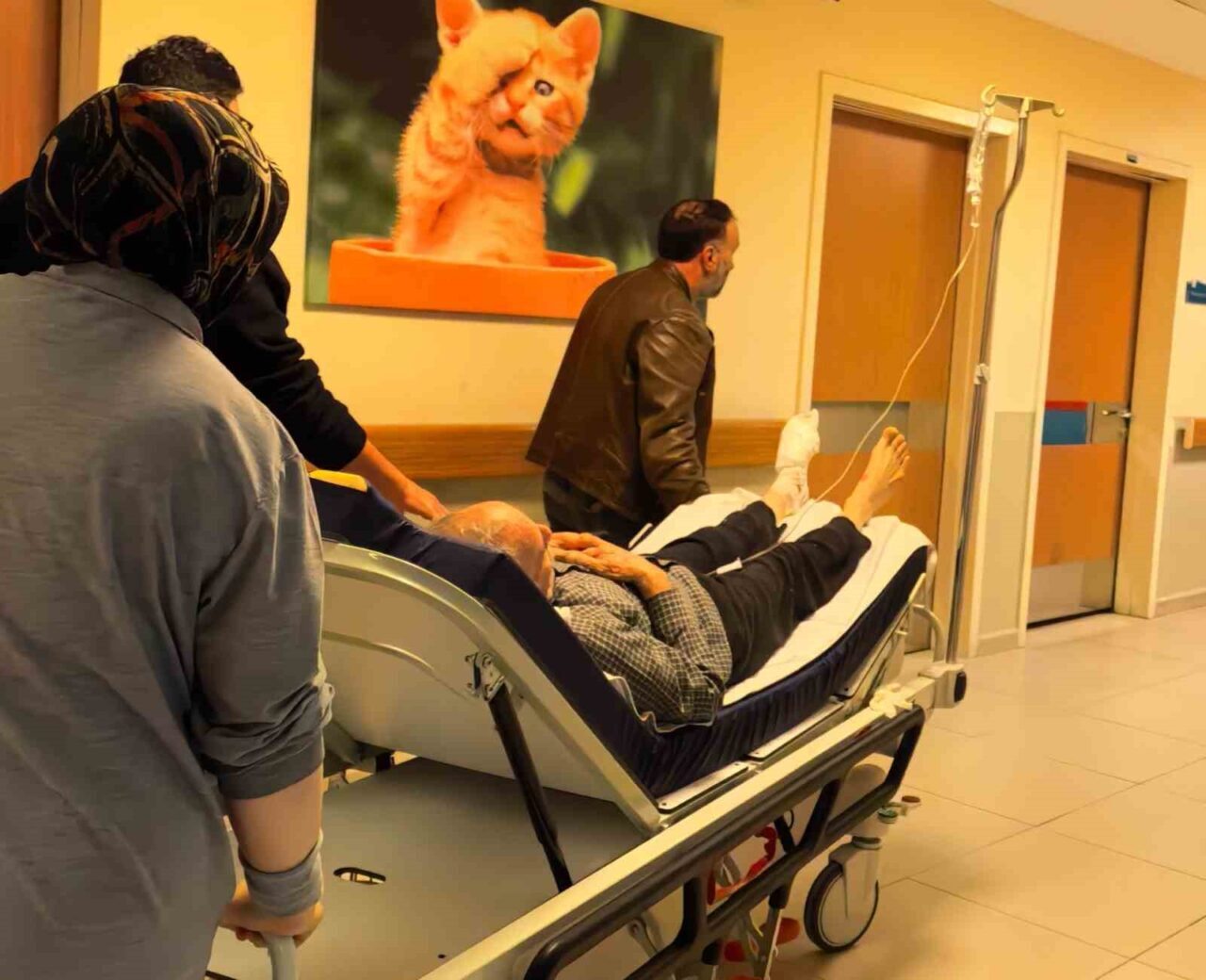 Bursa'nın İnegöl ilçesinde İslam G. (81), odun keserken motorlu testere