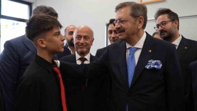 Kırıkkale Keskin'de açılan TOBB Mesleki ve Teknik Anadolu Lisesi töreninde,