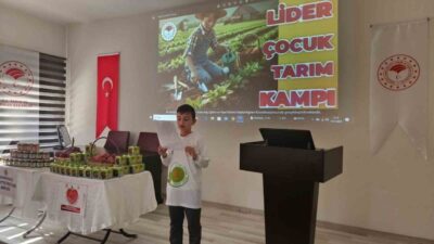 Çanakkale'de düzenlenen 'Lider Çocuk Tarım Kampı', Tarım ve Orman Bakanlığı'nın