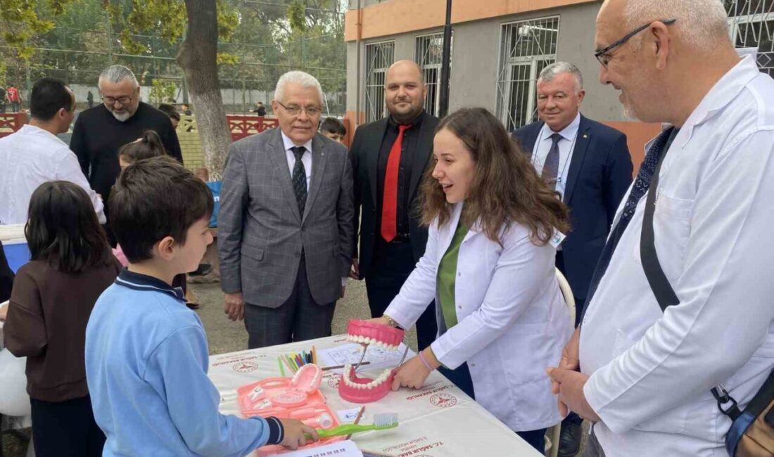 Manisa'nın Alaşehir ilçesinde "Sağlıklı Çocuk, Sağlıklı Gelecek" projesi kapsamında, Atatürk