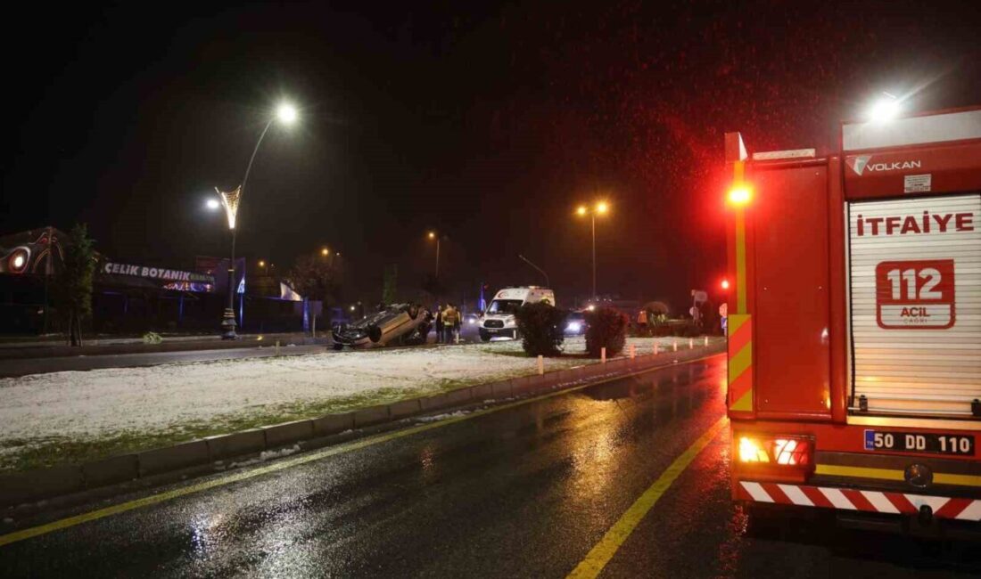 Nevşehir’de Takla Atan Araç Sonrasında Sürücüsü Kaçtı, İddialar Yalanlandı Nevşehir'de kontrolden çıkan bir otomobil orta refüje çarpıp takla attı.