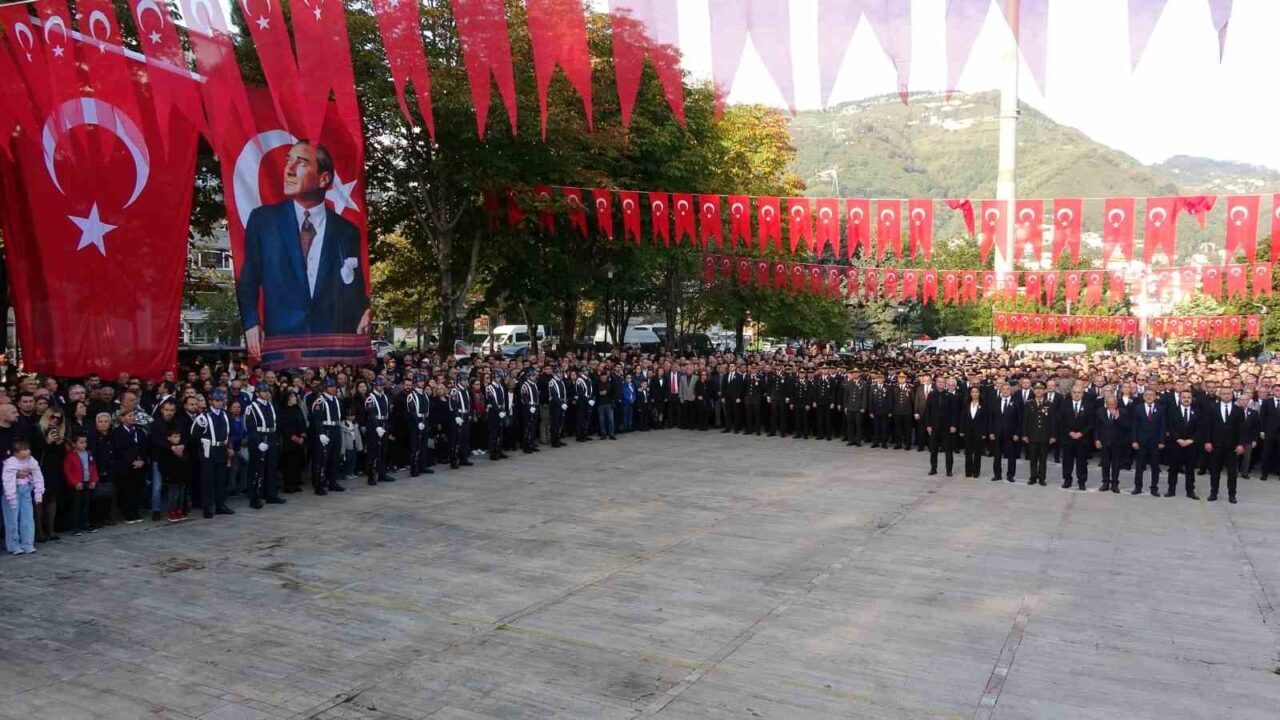 Gazi Mustafa Kemal Atatürk'ün 87. ölüm yıl dönümü, Ordu'da yapılan