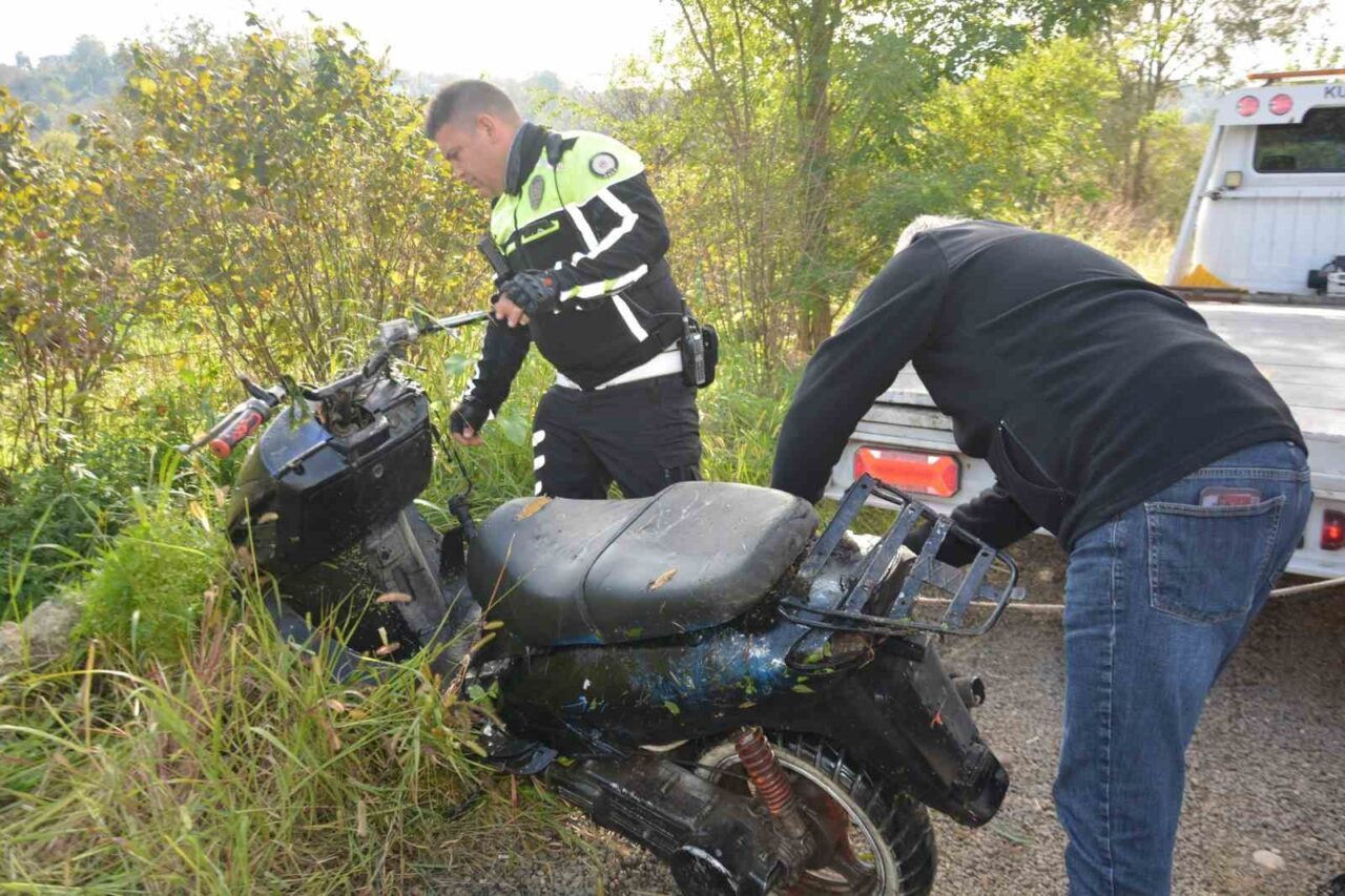 Ordu'nun Ünye ilçesinde Bayramca Mahallesi'nde bulunan bir dere yatağında terk