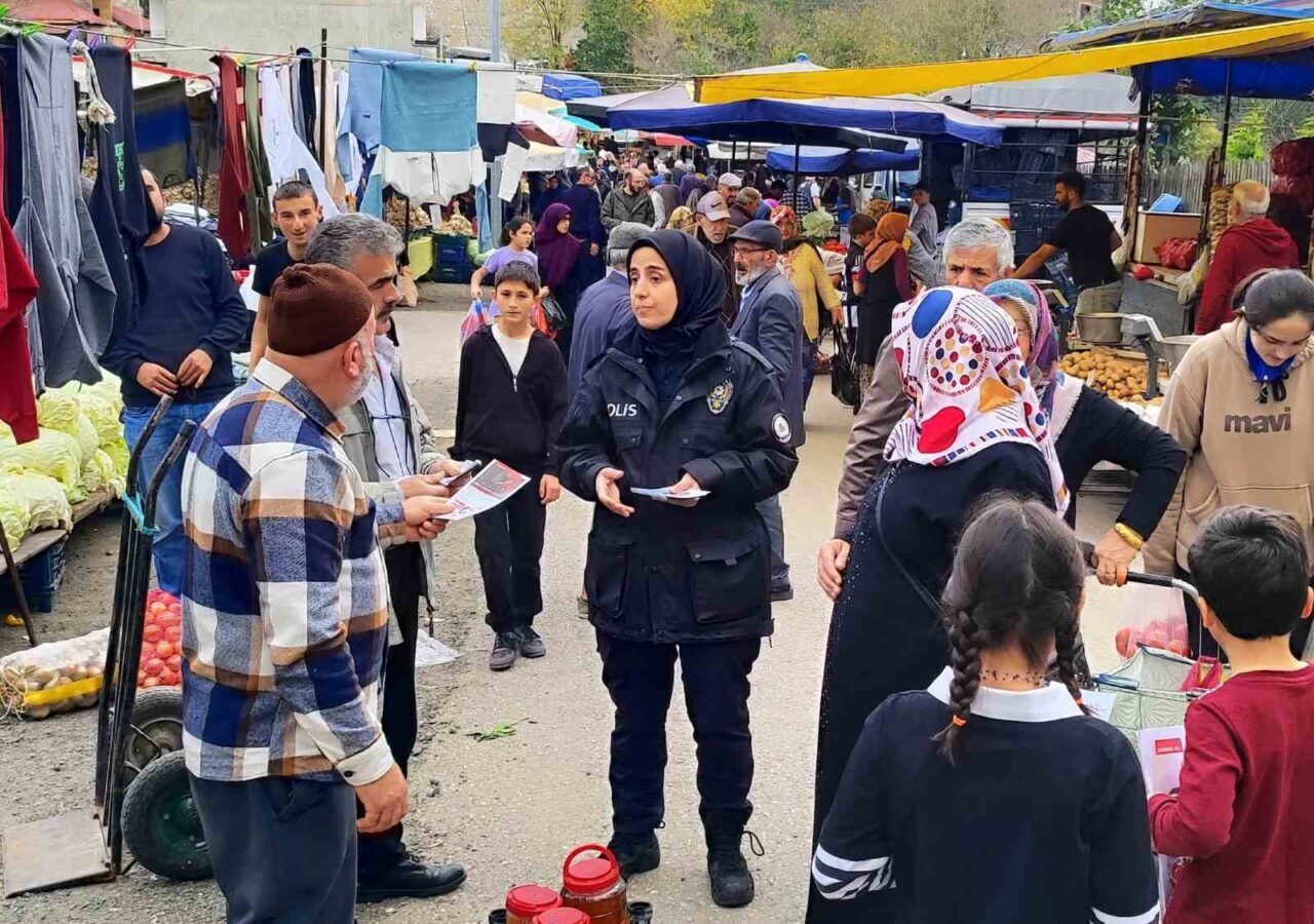 Çaybaşı İlçe Emniyet Amirliği, iletişim yoluyla dolandırıcılığı önlemek için bilinçlendirme