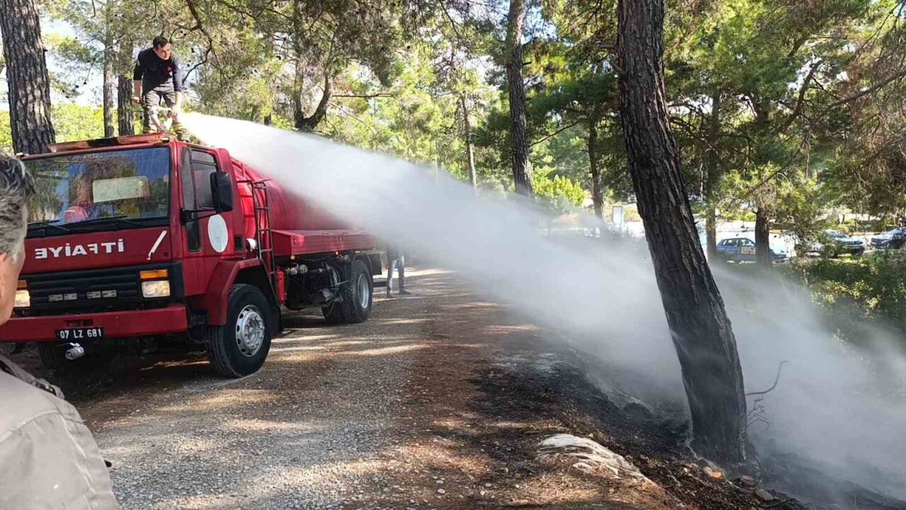 Manavgat’ta Ormanlık Alanda Yangın İhbarı, Vatandaşların Müdahalesiyle Kontrol Altına Alındı