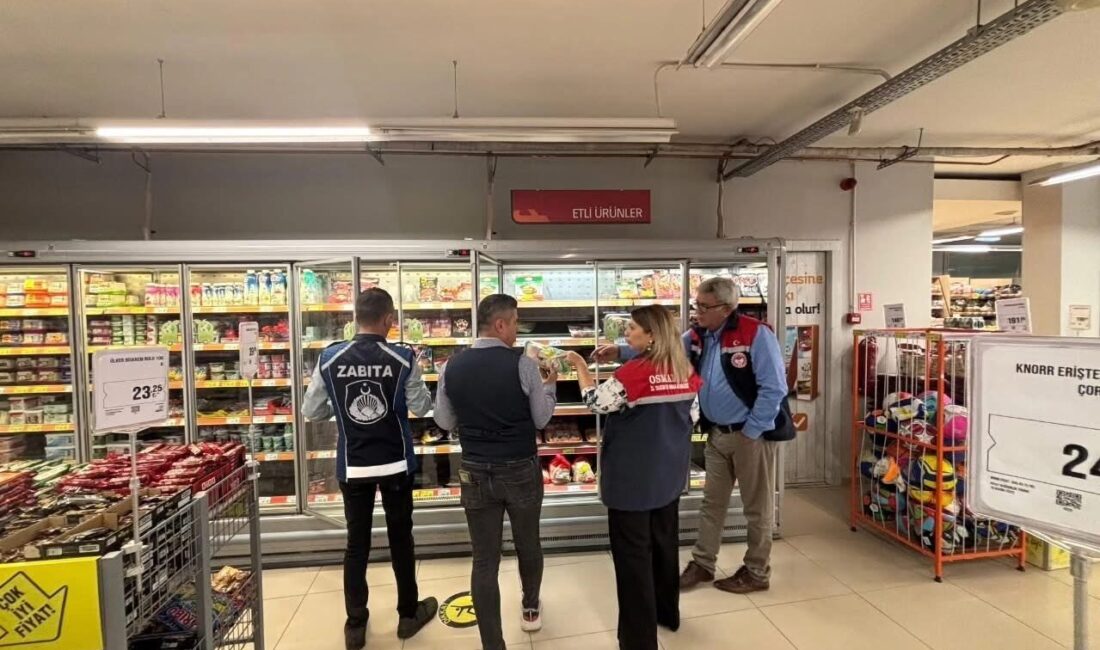 Osmaniye'de et, tavuk ve süt ürünleri satan işletmelere yönelik geniş
