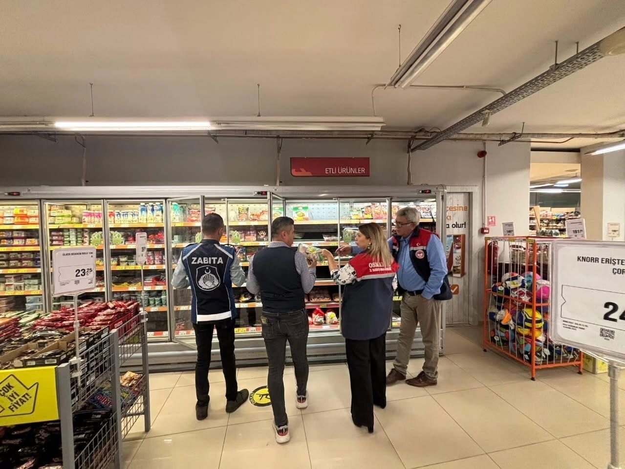 Osmaniye'de et, tavuk ve süt ürünleri satan işletmelere yönelik geniş
