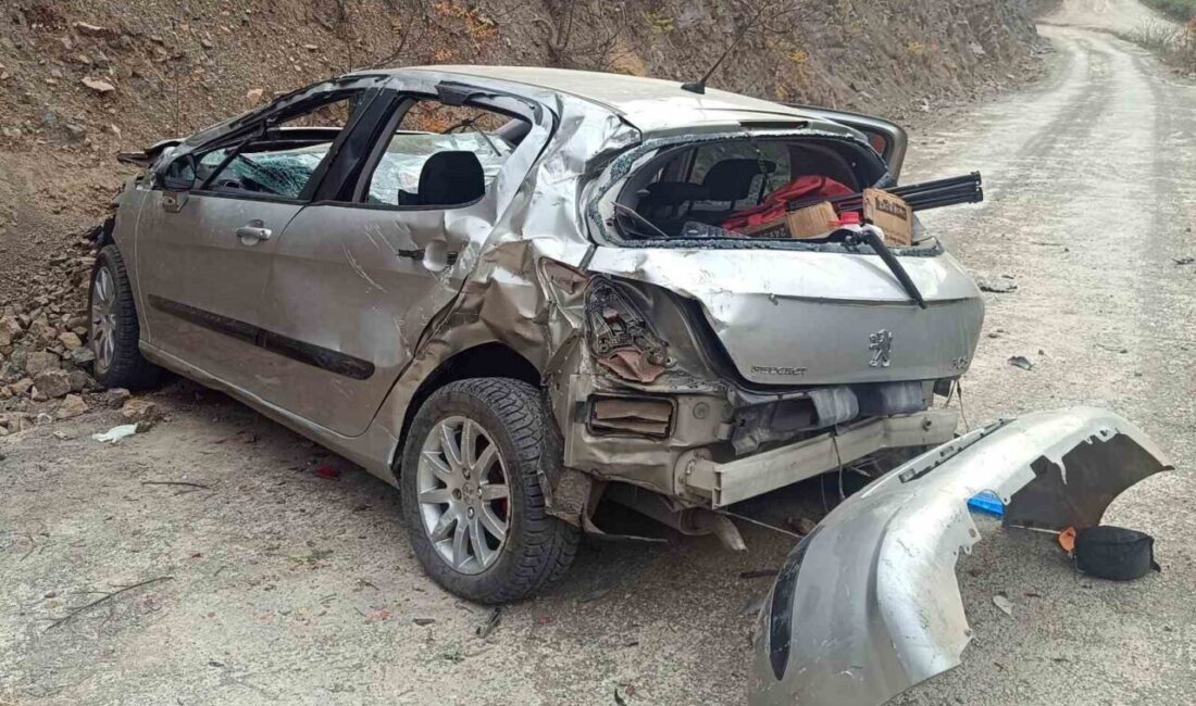 Gümüşhane'nin Kürtün ilçesinde Mürsel Y. (28) yönetimindeki otomobil, 150 metrelik