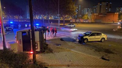 Kayseri'nin Kocasinan ilçesinde M.K. tarafından kullanılan otomobilin M.Ö. idaresindeki servise