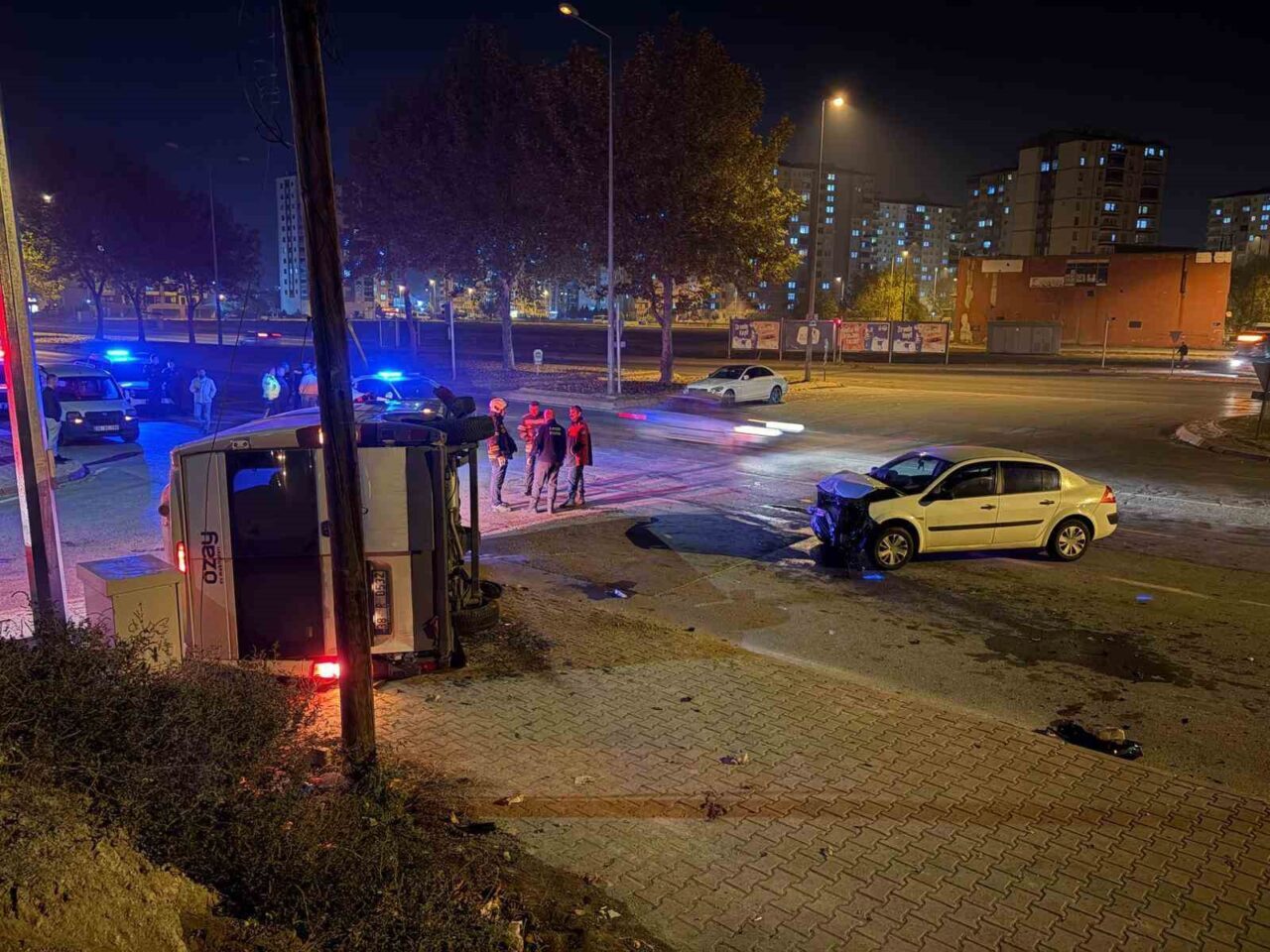 Kayseri'nin Kocasinan ilçesinde M.K. tarafından kullanılan otomobilin M.Ö. idaresindeki servise