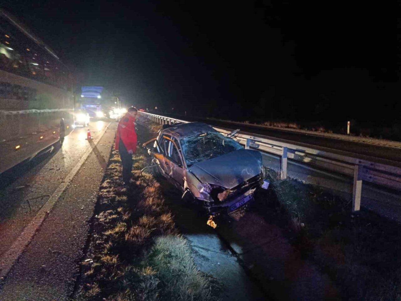 Çorum'un Sungurlu ilçesinde bir otostopçu olan Yunus Anat, S.H. sürücüsündeki