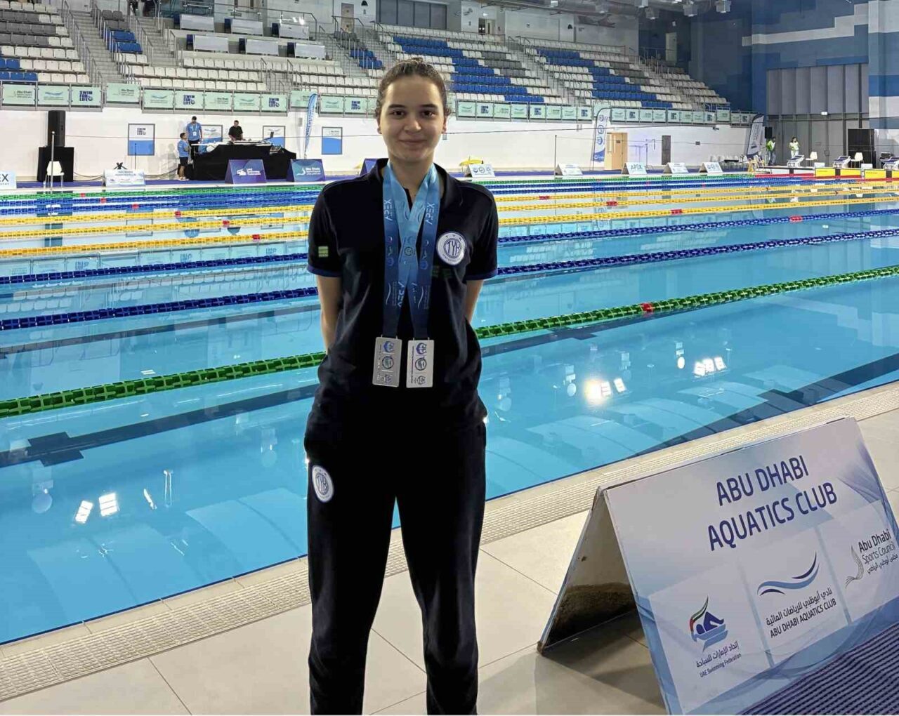 Zeynep Elbir, Birleşik Arap Emirlikleri'nin Abu Dhabi şehrinde düzenlenen CMAS