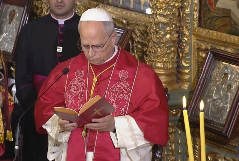 Papa 14. Leo, Türkiye ziyareti kapsamında İstanbul'daki Fener Rum Patrikhanesi'ni