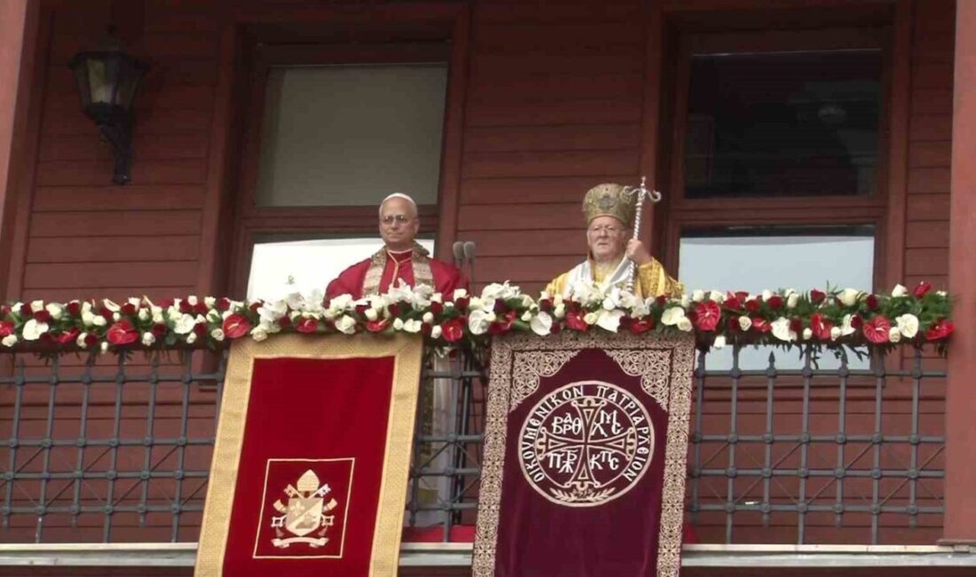 Papa 14. Leo, İstanbul'daki son gününde Fener Rum Patrikhanesi'ni ziyaret