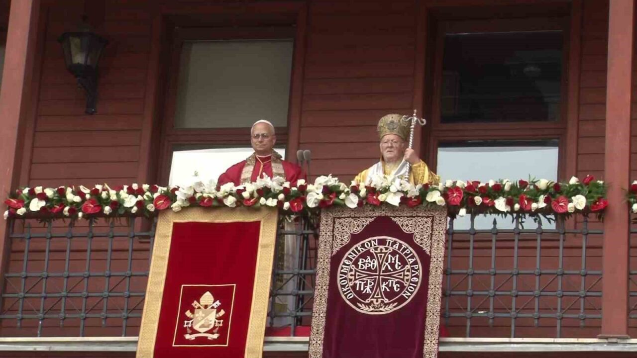 Papa 14. Leo, İstanbul'daki son gününde Fener Rum Patrikhanesi'ni ziyaret