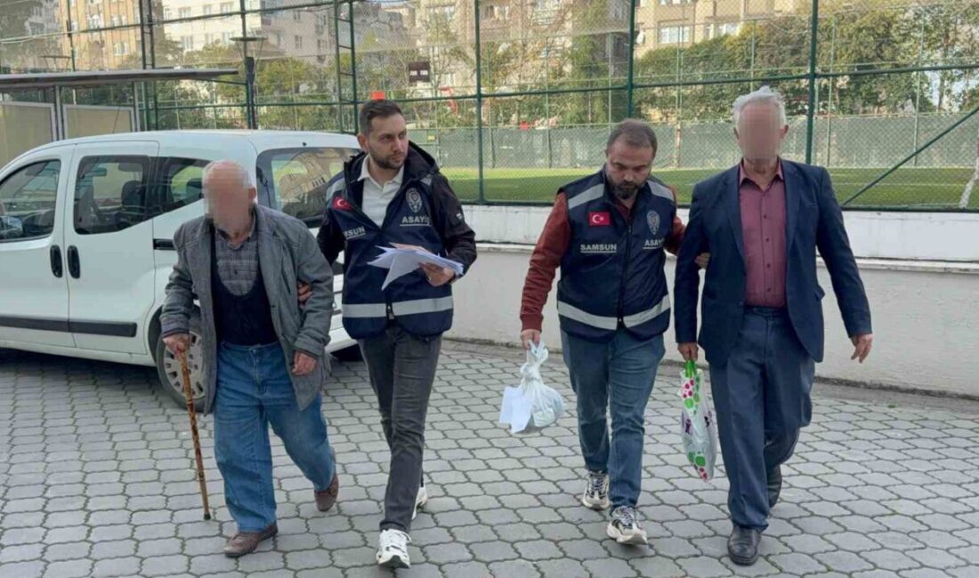 Samsun'un İlkadım ilçesinde, parkta uygunsuz davranış sergileyen İ.O. (82) ve