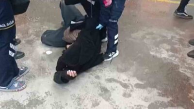 Bursa'nın Yıldırım ilçesindeki Teleferik Kapalı Pazar Alanı'nda trafo odasından yükselen